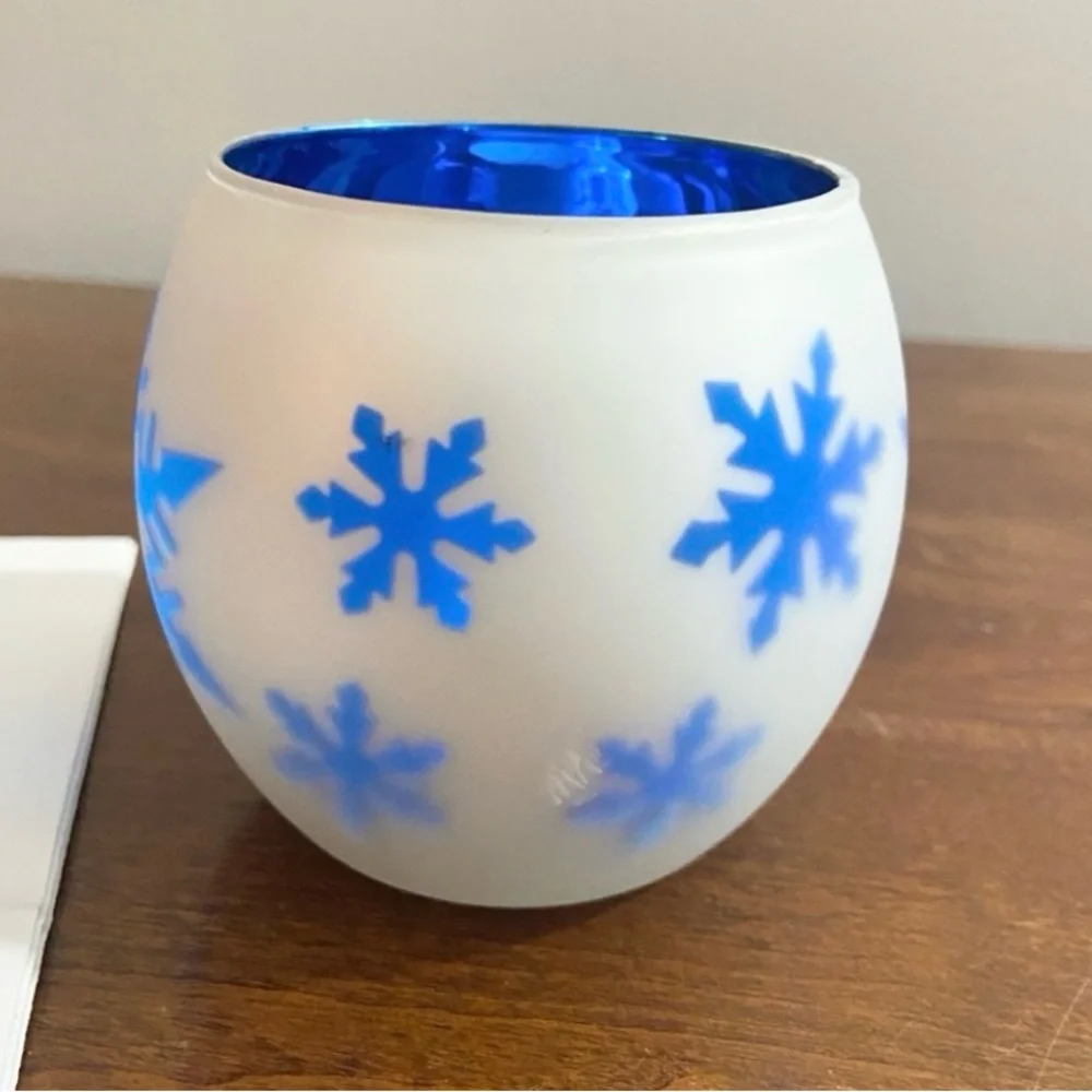 PartyLite Snowflake Tealight Holder P9708 Retired Candle Holder - Picture 4 of 4